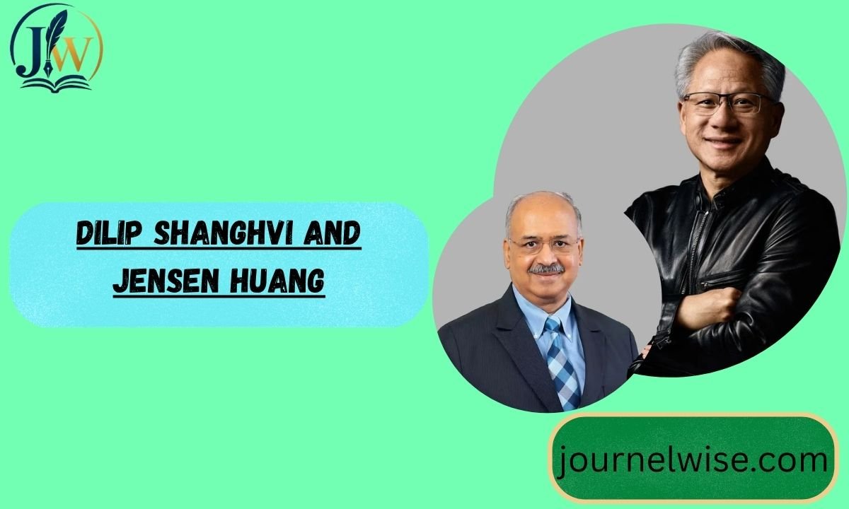 Dilip Shanghvi and Jensen Huang